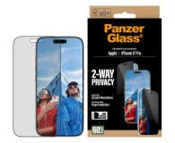Szkło i folia ochronna PanzerGlass Ultra-Wide Fit EasyAligner do iPhone 17 Pro privacy